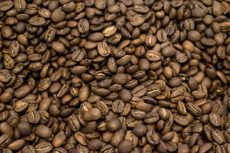 Coffee beans backgroundの写真素材
