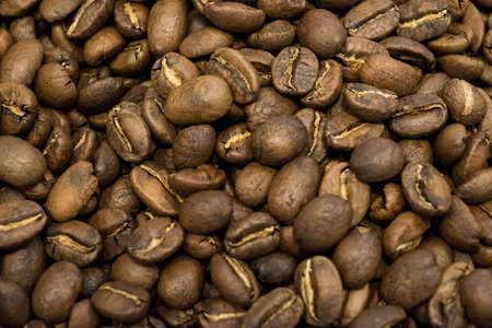 Coffee beans backgroundの写真素材