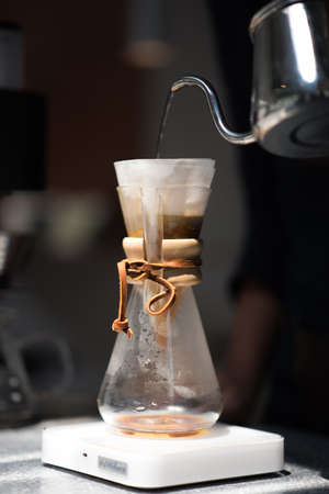 Chemex Filter Coffeeの写真素材