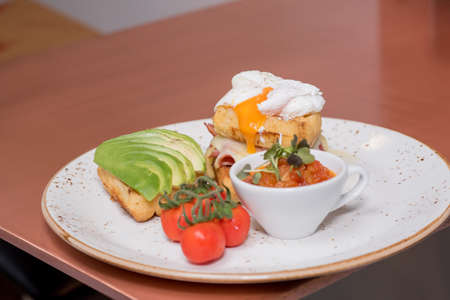 Avocado Wafflesの写真素材