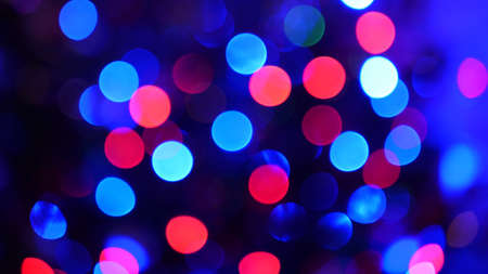 Abstract fairy lights bokeh backgroundの写真素材