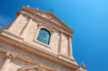 Church of St. Mary of Sorrows. Locorotondo. Puglia. Italyの写真素材