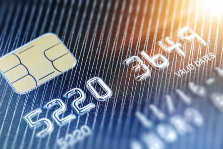 Credit Card Macro shot (Selective Focus)の写真素材