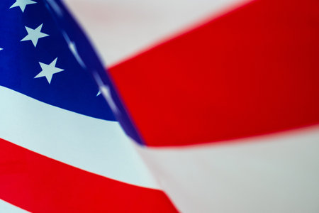 Close up american flagbackground pattern