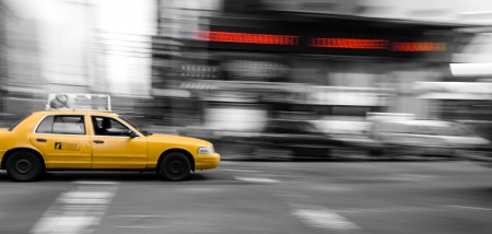 New York Taxi Cabの写真素材