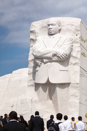 Martin Luther King Jr Monument in Washington, DCのeditorial素材