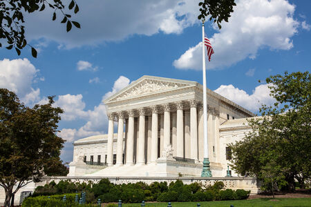 United States Supreme Court, Washington, DCの写真素材