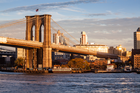 Brooklyn Bridge, New York Cityの写真素材