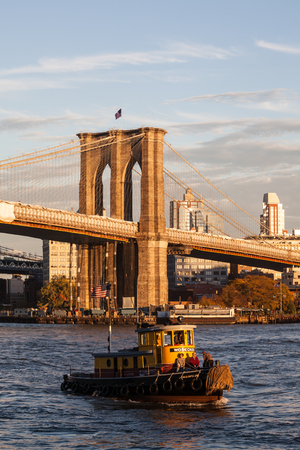 Brooklyn Bridge, New York Cityの写真素材