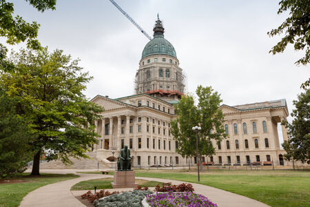 Kansas State Capitol Building, Topekaの写真素材