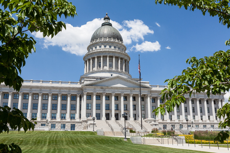 Utah State Capitol Building, Salt Lake Cityの写真素材