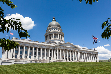 Utah State Capitol Building, Salt Lake Cityの写真素材