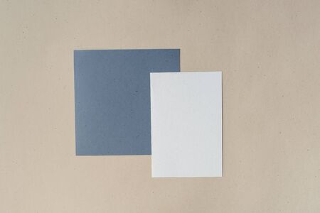 Empty eco paper sheets background shadow overlayの写真素材