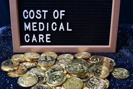 Concept of the high cost of medical careMedical insuranceの写真素材