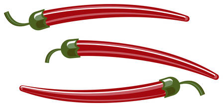 Red hot peppersのイラスト素材