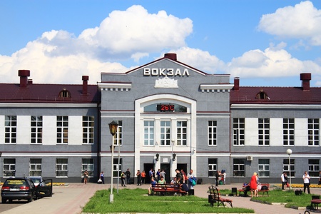 Railway stationのeditorial素材