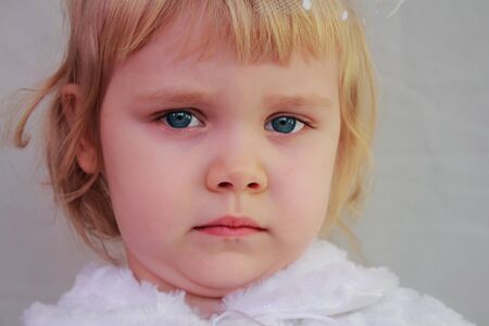 The little girlの写真素材