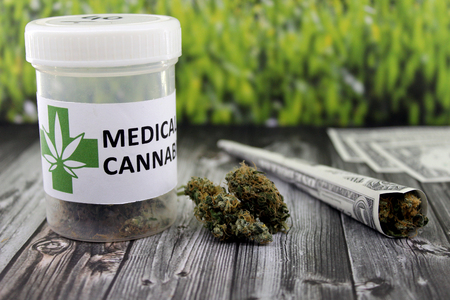 Buy some therapeutic cannabis for painsの写真素材
