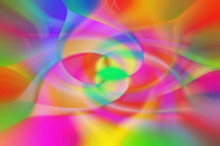 3d rendered digital abstract background. Beautiful multicolor floral wallpaper.の写真素材