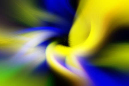 Digital abstract background. Blue and yellow color modern backdrop.の写真素材