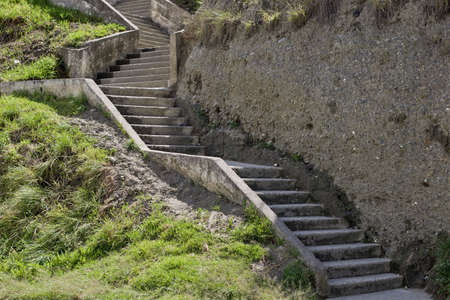 Concrete or cement stairsの写真素材