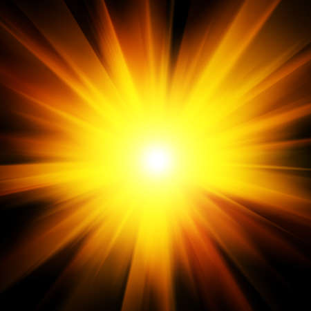 yellow color burstの写真素材