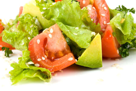 salad closeupの写真素材