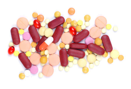 Drug isolated on white backgroundの写真素材