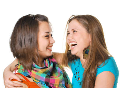 two girlsの写真素材