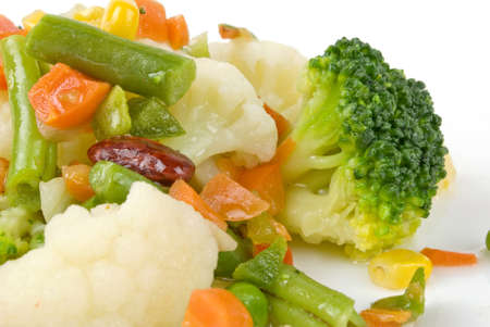Boiled vegetablesの写真素材