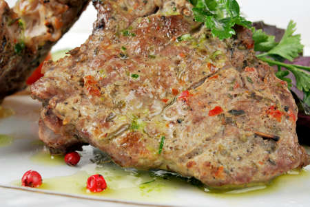 grilled meatの写真素材