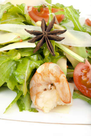 shrimp saladの写真素材