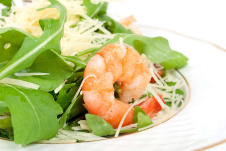 shrimp saladの写真素材