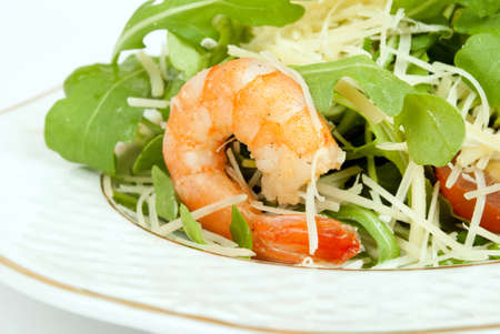 shrimp saladの写真素材