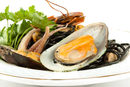  Mussels. Cooked and prepared.の写真素材