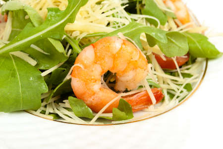 shrimp saladの写真素材