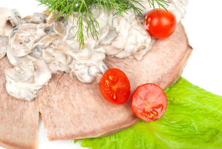Beef tongueの写真素材