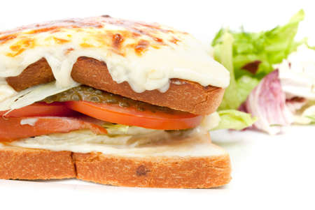 sandwich isolated on whiteの写真素材