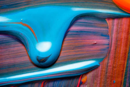 Abstract art backgrounds. Hand-painted background. SELF MADE.の写真素材