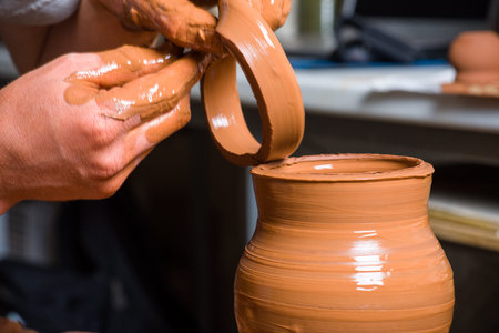 potter at work