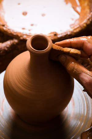 potter at workの写真素材