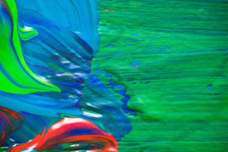 Abstract art backgrounds. Hand-painted background. SELF MADE.の写真素材