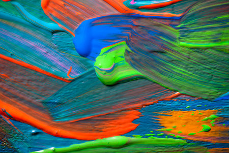 Abstract art backgrounds. Hand-painted backgroundの写真素材