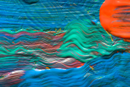 Abstract art backgrounds. Hand-painted background. SELF MADE.