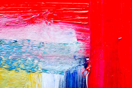 Abstract art background. Hand-painted background. SELF MADE.の写真素材