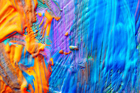 Abstract art background. Hand-painted background. SELF MADE.の写真素材