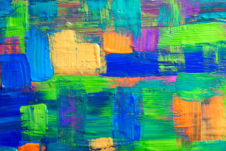 Abstract art background. Hand-painted background. SELF MADE.の写真素材