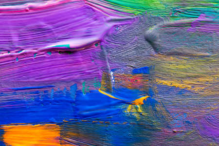 Abstract art background. Hand-painted background. SELF MADE.の写真素材