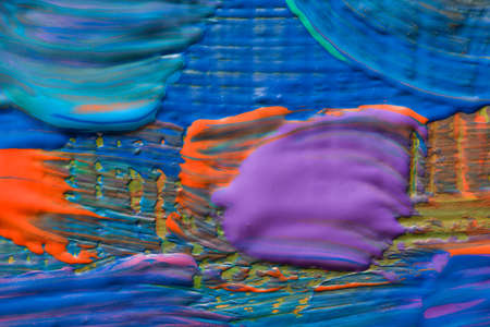 Abstract art backgrounds. Hand-painted background. SELF MADE.の写真素材