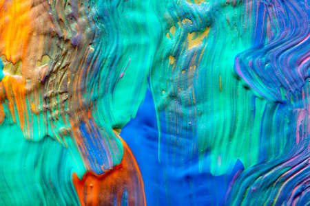 Abstract art background. Hand-painted background. SELF MADE.の写真素材